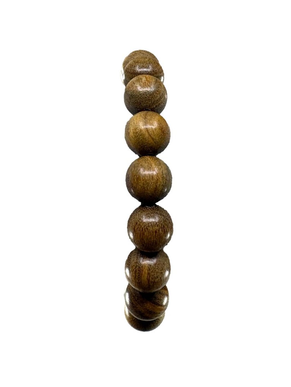 Natural Green Sandalwood Bead Bracelet 10mmx19 Mala Prayer 13.6g - Picture 5 of 6